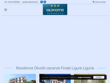 Tablet Screenshot of olivotti.it