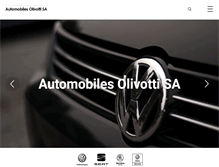 Tablet Screenshot of olivotti.ch